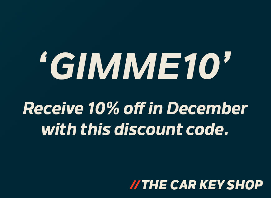 'GIMME10' Enjoy 10% off our entire range this December.