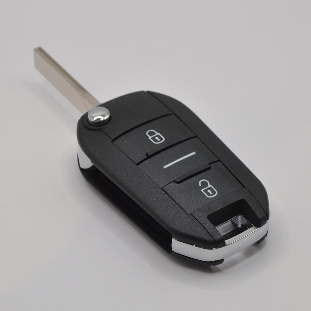 Citroen 3 Button Flip Remote Key C4 Cactus PCF7941 433Mhz.