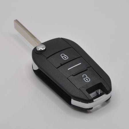 Citroen 3 Button Flip Remote Key C4 Cactus PCF7941 433Mhz.