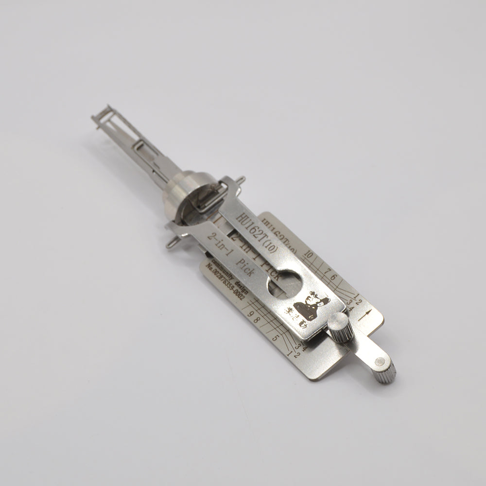 Lishi 2 in 1 HU162T 10-cut Pick and Decoder Automotive Locksmith Tool.