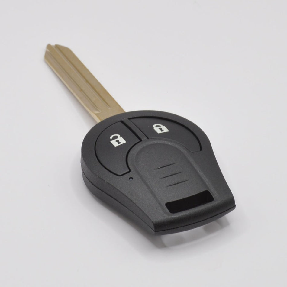 Suitable for Nissan Micra Navara 2 Button Round Remote ID46 433Mhz