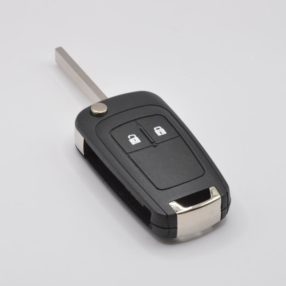 Suitable for Vauxhall Corsa D Meriva B 2 Button Flip Remote Key HU100 433Mhz New Style