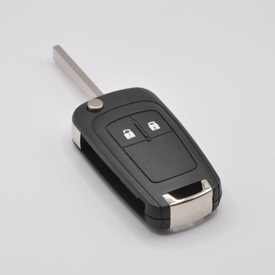 Suitable for Vauxhall Opel Adam Astra J Cascada Corsa E Insignia Mokka Viva Zafira 2 Button Flip Remote Key HU100 ID46 433Mhz