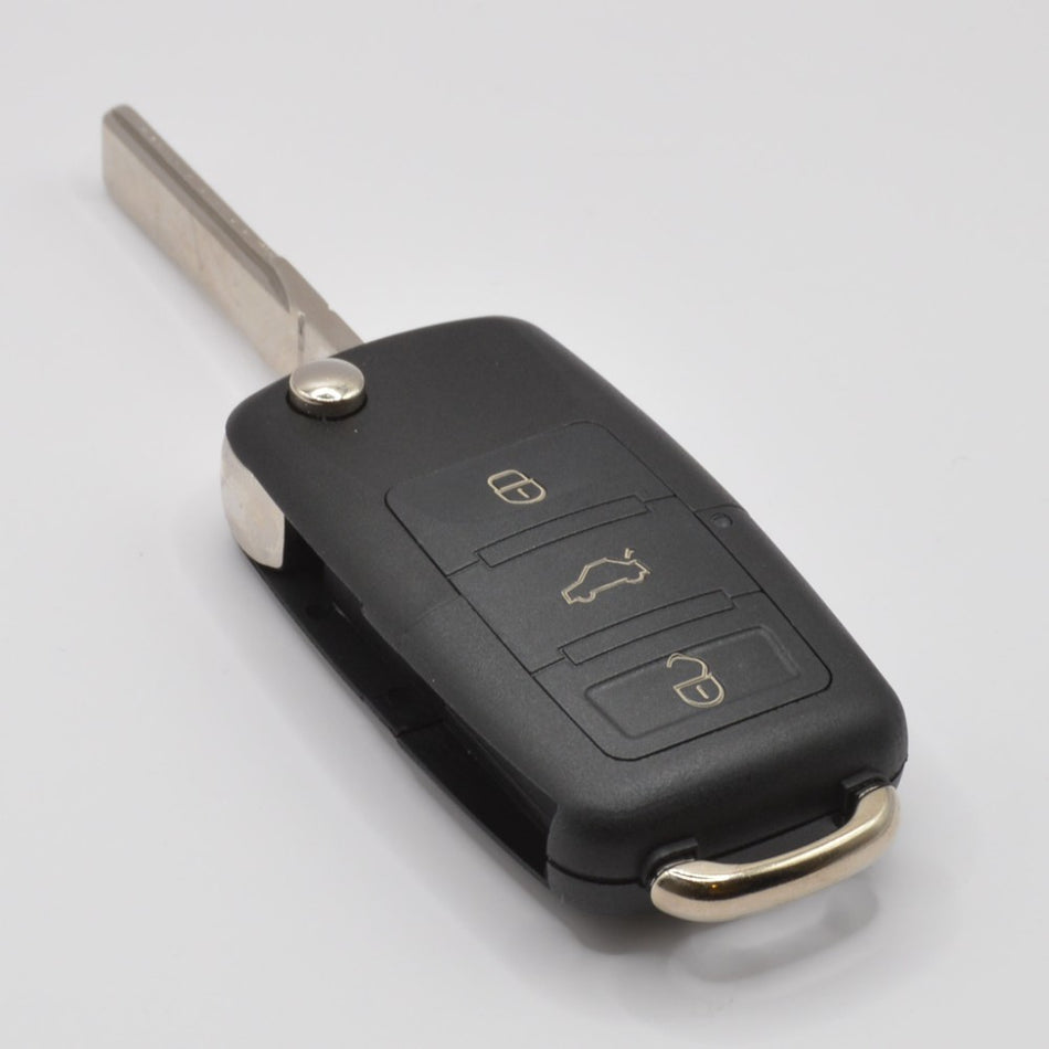 Suitable for Volkswagen Caddy Eos Golf Jetta Scirocco Tiguan Touran 1K0 959 753 G 3 Button Remote Head Key ID48 433Mhz
