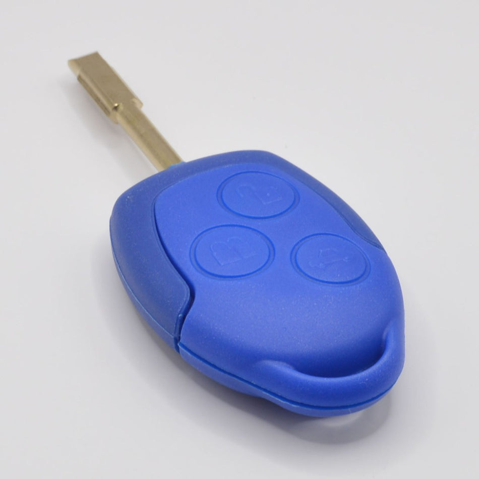 Suitable for Ford Transit MK7 blue case remote key housing with Tibbe FO21 blade.
