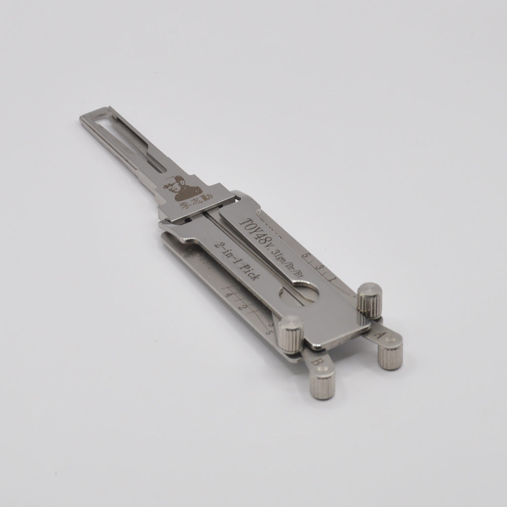 Lishi 2 in 1 TOY48 V3 Twin Lifter Pick and Decoder Automotive Locksmit ...