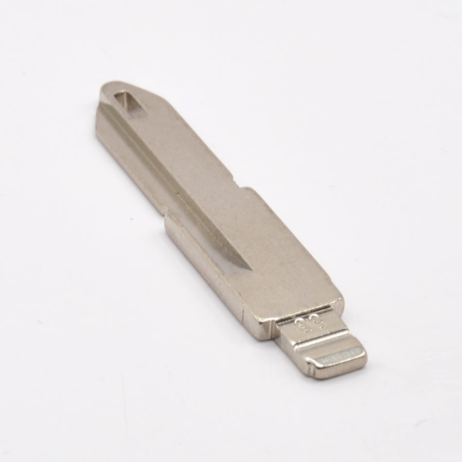 NE72 flip key blade for KEYDIY and Xhorse remotes, uncut, front view