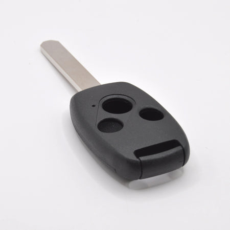 Honda 3 button remote key case with HON66 blade, front