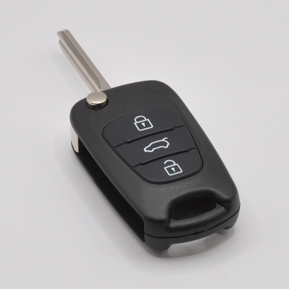Suitable for Hyundai/Kia Soul 3 button case flip remote housing shell HYN14R